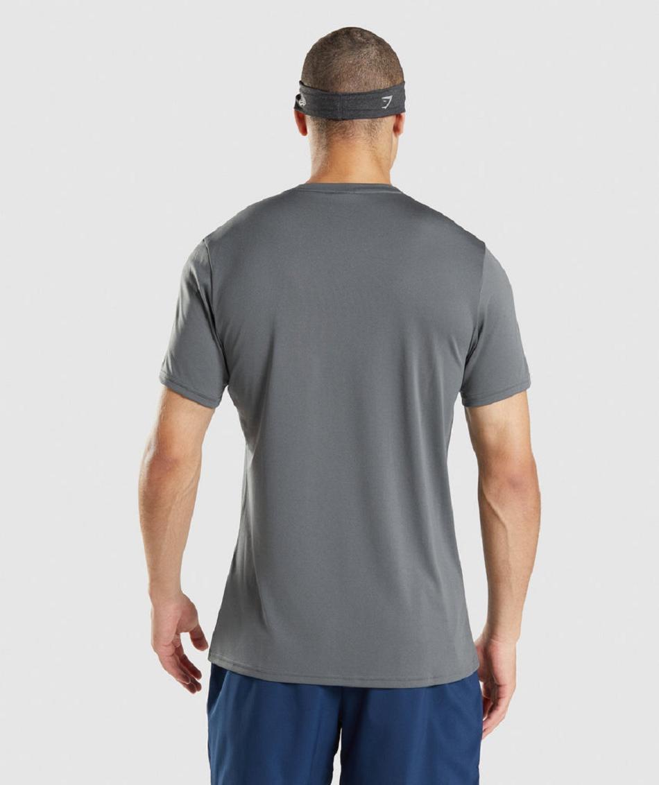 T Shirts Gymshark Arrival Hombre Gris | CO 3342ZUT